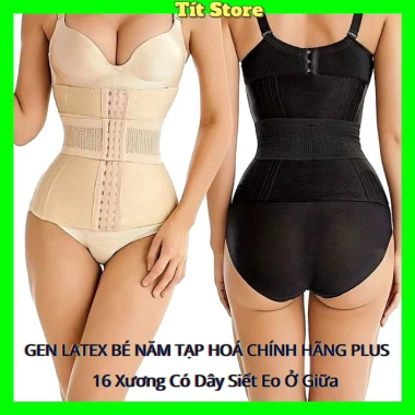 Đai Nịt Nụng Gen Siết Eo Latex 28cm Plus Cải Tiến Dây Siết Vững Giá 180k