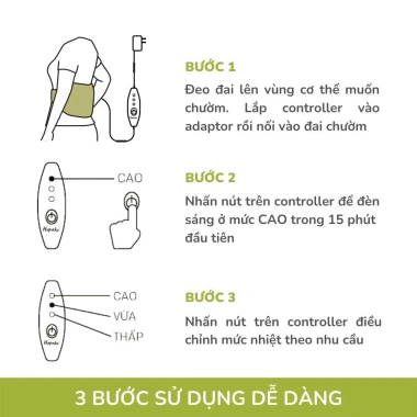 Đai Nóng Giảm Mỡ Bụng HAPAKU Đau Lưng Sau Sinh, Nịt Bụng Thon Gọn, 1.155.000 VND 3