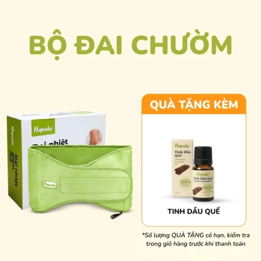 Đai Nóng Giảm Mỡ Bụng HAPAKU Đau Lưng Sau Sinh, Nịt Bụng Thon Gọn, 1.155.000 VND 8