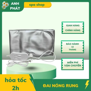 Đai nóng rung giảm béo 3 cấp đặc trị mỡ thừa spa cá nhân, giá ưu đãi 430.000