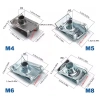 Đai ốc đinh tán NLINNI mạ kẽm, thép không gỉ, dạng U đầu phẳng – Giá 58.300₫ 2