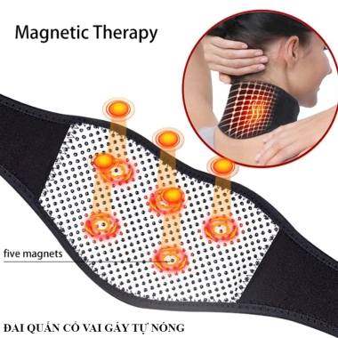 Đai quấn cổ vai gáy tự nóng C20 giảm mệt mỏi, giảm đau - Giá chỉ 59.000đ