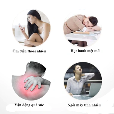 Đai quấn cổ vai gáy tự nóng C20 giảm mệt mỏi, giảm đau - Giá chỉ 59.000đ