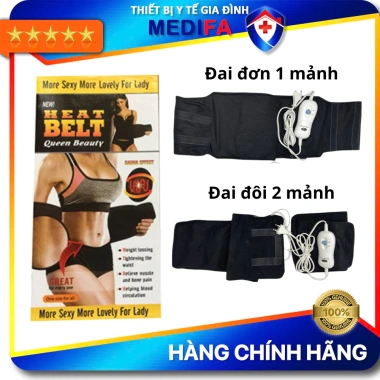 Đai Quấn Nóng 9 Cấp Độ Nhiệt Giảm Mỡ Bụng Hiệu Quả - Đơn/Đôi 270k