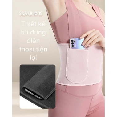 Đai Quấn Nóng Đốt Mỡ Bụng AOLIKES A-7.971 - Tập Gym Yoga Chạy Bộ, Túi ĐT, Vòng Eo Thon Săn Chắc, Giá 179.400 VND 9