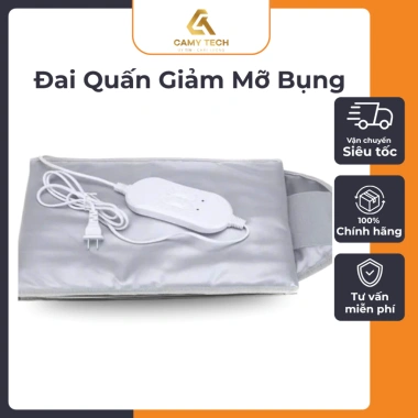 Đai Quấn Nóng Giảm Béo 3 Cấp Độ Rung Massage - Bảo Hành 12 Tháng, Dùng Spa và Tại Nhà, Giá 449.000₫