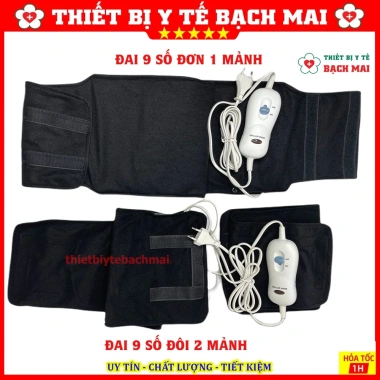 Đai Quấn Nóng HeatingPad Plus 9 Số - Tặng Thước Dây, Giá Ưu Đãi 102.000₫