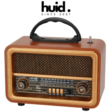 Đài Radio Bluetooth 3 Băng Tần FM/AM/SW NS-8.070BT - Hỗ Trợ USB & Thẻ Nhớ, Giá Giảm 302k