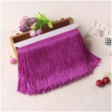 Dải Ren Tua Rua 1 Yard Màu Sắc Tươi Sáng, Rộng, Cổ Điển - Dùng làm Rèm Cửa & Trang Trí, 35.824₫