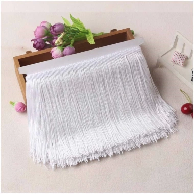Dải Ren Tua Rua 1 Yard Màu Sắc Tươi Sáng, Rộng, Cổ Điển - Dùng làm Rèm Cửa & Trang Trí, 35.824₫