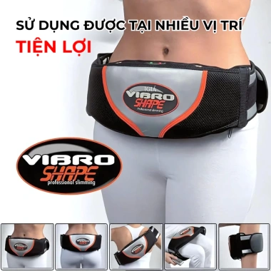 Đai rung giảm mỡ bụng Vibro: Massage tan mỡ, eo thon săn chắc, giá 369.000 VND
