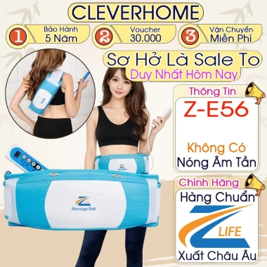Đai Rung Massage Bụng Vibro Shape giảm mỡ bụng, đùi, mông cho nam nữ - gọn nhẹ, hiệu quả