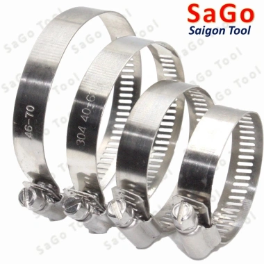 Đai siết inox BESTPOOL 304 D8-D70 - Cổ dê, Quai nhê xiết, Giá 5.500₫ giảm từ 6.875₫ 3