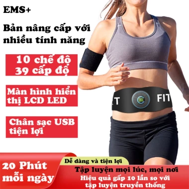 Đai tập bụng JUSUKE nâng cấp 10 chế độ, 39 cấp độ, bảo hành 1 năm - Giá chỉ 219.000đ 2