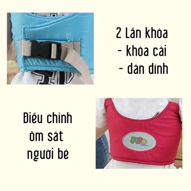 Đai tập đi cho bé có đệm êm, an toàn, chắc chắn, hỗ trợ trẻ sơ sinh, giảm giá 20% chỉ 44.000₫ 5