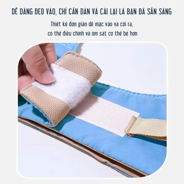 Đai tập đi cho bé có đệm êm, an toàn, chắc chắn, hỗ trợ trẻ sơ sinh, giảm giá 20% chỉ 44.000₫ 8