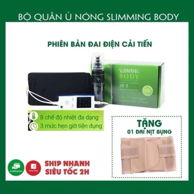 Đai Ủ Quấn Nóng Tan Mỡ - Giảm Mỡ Thừa Nhanh, Thon Gọn Eo Bắp Tay Đùi - Chỉ 190k 2