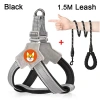 Đai yếm chó phản quang thoáng khí kiểu Y + dây dắt 1.5m – An toàn cho Shiba, Corgi, Poodle đi dạo đêm 10
