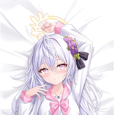 Dakimakura Anime Blue Archive Shirasu Azusa - Vỏ gối cơ thể in hai mặt, trang trí phòng ngủ Nhật Bản