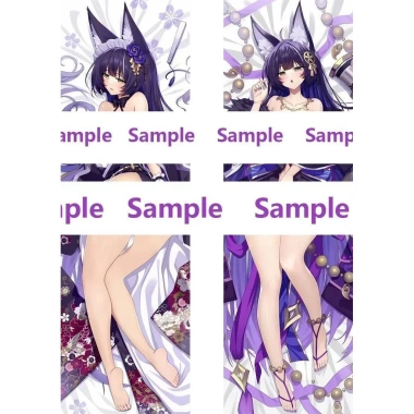 Dakimakura Azur Lane Musashi Hing Gối Anime Da Đào - Vỏ Tricot 6 Kích Cỡ