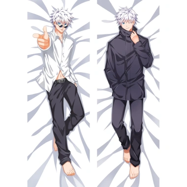 Dakimakura Gojo Satoru 60x180cm Anime Jujutsu Kaisen - Gối ôm DIY tùy chỉnh Da Đào Ném Đệm Giá ưu đãi 112.860₫ 2
