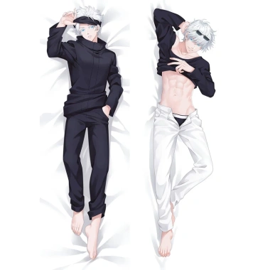 Dakimakura Gojo Satoru 60x180cm Jujutsu Kaisen - Gối Ôm Cơ Thể Thoáng Mát, In Hai Mặt, Tùy Chỉnh 5