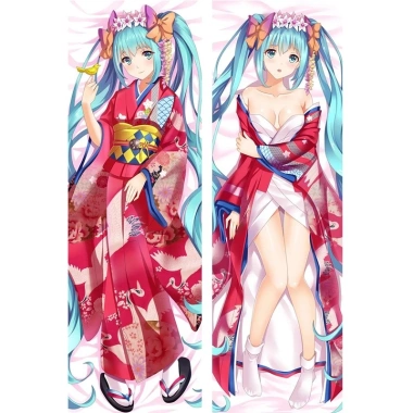 Dakimakura Hatsune Miku Racing 2.018 - Vỏ gối anime 150x50cm, giá giảm 22% 6