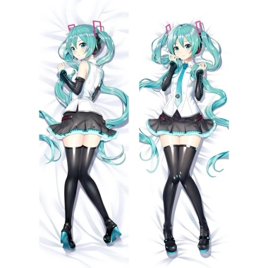 Dakimakura Hatsune Miku Racing 2.018 - Vỏ gối anime 150x50cm, giá giảm 22% 10