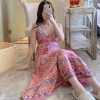Đầm 2 dây vải Lanh Lụa siêu mát, váy ngủ bầu rộng, hoạ tiết xinh - chỉ 75.000₫ 39