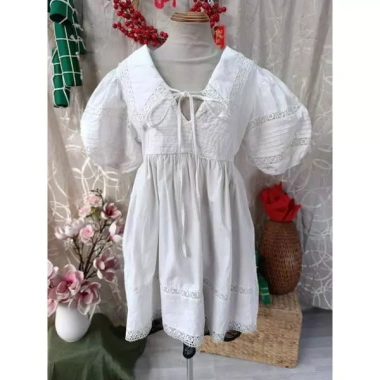 Đầm babydoll tay bồng thắt nơ bymo size S - thanh lý BEST FOR YOU, chỉ 149.000 VND 1 Đầm babydoll tay bồng thắt nơ bymo size S - thanh lý BEST FOR YOU, chỉ 149.000 VND 1