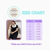 Đầm bầu công sở Bảo Ngọc yếm V xanh than, cổ sơ mi xanh, lụa mềm mát - 299k 4
