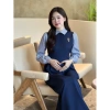 Đầm bầu công sở dài váy suông babydoll LAMVI VCS005 - Thoải mái, lịch lãm 5