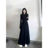 Đầm bầu mùa xuân dài tay body maxi co giãn, váy công sở freesize 162.000₫ 2
