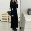 Đầm bầu mùa xuân dài tay body maxi co giãn, váy công sở freesize 162.000₫ 8