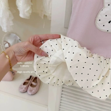 Đầm bé 0-3 tuổi Thỏ Hồng Bloom Modal - Vibe hè thoáng khí, thời trang sang trọng 4