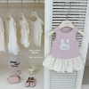 Đầm bé 0-3 tuổi Thỏ Hồng Bloom Modal - Vibe hè thoáng khí, thời trang sang trọng 6