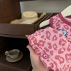 Đầm Bé 0-3Y Leopard Kitty Nơ Không Tay Mùa Hè Thoáng Khí, Thời Trang Nhiệt Đới 5