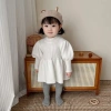 Đầm Bé Gái Hàn Quốc Thu Đông Dệt Kim Áo Len Tay Ấm Áp - Đèn Lồng Phong Cách Công Chúa, Giá Ưu Đãi 532k 9