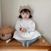 Đầm Bé Gái Hàn Quốc Thu Đông Dệt Kim Áo Len Tay Ấm Áp - Đèn Lồng Phong Cách Công Chúa, Giá Ưu Đãi 532k 11
