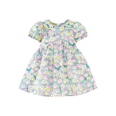 Đầm Bé Gái Minibala Cotton Tay Phồng, Mềm Dành Cho Sơ Sinh - Mùa Hè, Giá 653.400₫