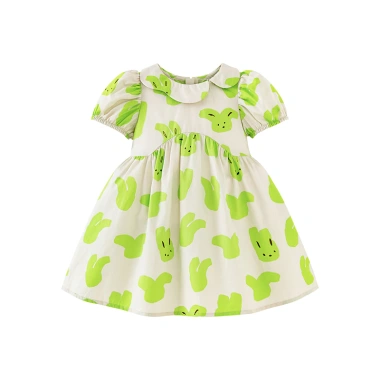 Đầm Bé Gái Minibala Cotton Tay Phồng, Mềm Dành Cho Sơ Sinh - Mùa Hè, Giá 653.400₫