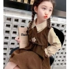 Đầm bé gái Preppy hai mảnh mùa xuân thu, ngọt ngào, giảm giá 20% chỉ 193.743 VND 6