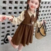 Đầm bé gái Preppy hai mảnh mùa xuân thu, ngọt ngào, giảm giá 20% chỉ 193.743 VND 10