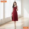 Đầm BEMINE cổ đức tay dài dáng chữ A, túi tiện, phong cách công sở - B168, chỉ 299.000₫ 4