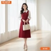 Đầm BEMINE cổ đức tay dài dáng chữ A, túi tiện, phong cách công sở - B168, chỉ 299.000₫ 7