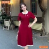Đầm BEMINE cổ sen dáng chữ A viền, phù hợp đi làm & đi chơi - Giá ưu đãi 289k 6