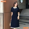 Đầm BEMINE cổ sen dáng chữ A viền, phù hợp đi làm & đi chơi - Giá ưu đãi 289k 7