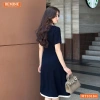 Đầm BEMINE cổ sen dáng chữ A viền, phù hợp đi làm & đi chơi - Giá ưu đãi 289k 9