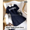 Đầm BIGSIZE Mèo Ú dáng A, ruy băng nơ trắng, cổ sen, đuôi xếp ly - Thanh lịch, giảm giá 319.000₫ 10