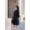 Đầm blazer cổ vest Masara tone xanh đen sang trọng, kèm belt rời thanh lịch - Giá ưu đãi 810.000₫ 2